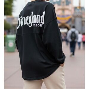 Disney Jersey Black Raglan Goth Small Long Sleeve T shirt Disney World Resort